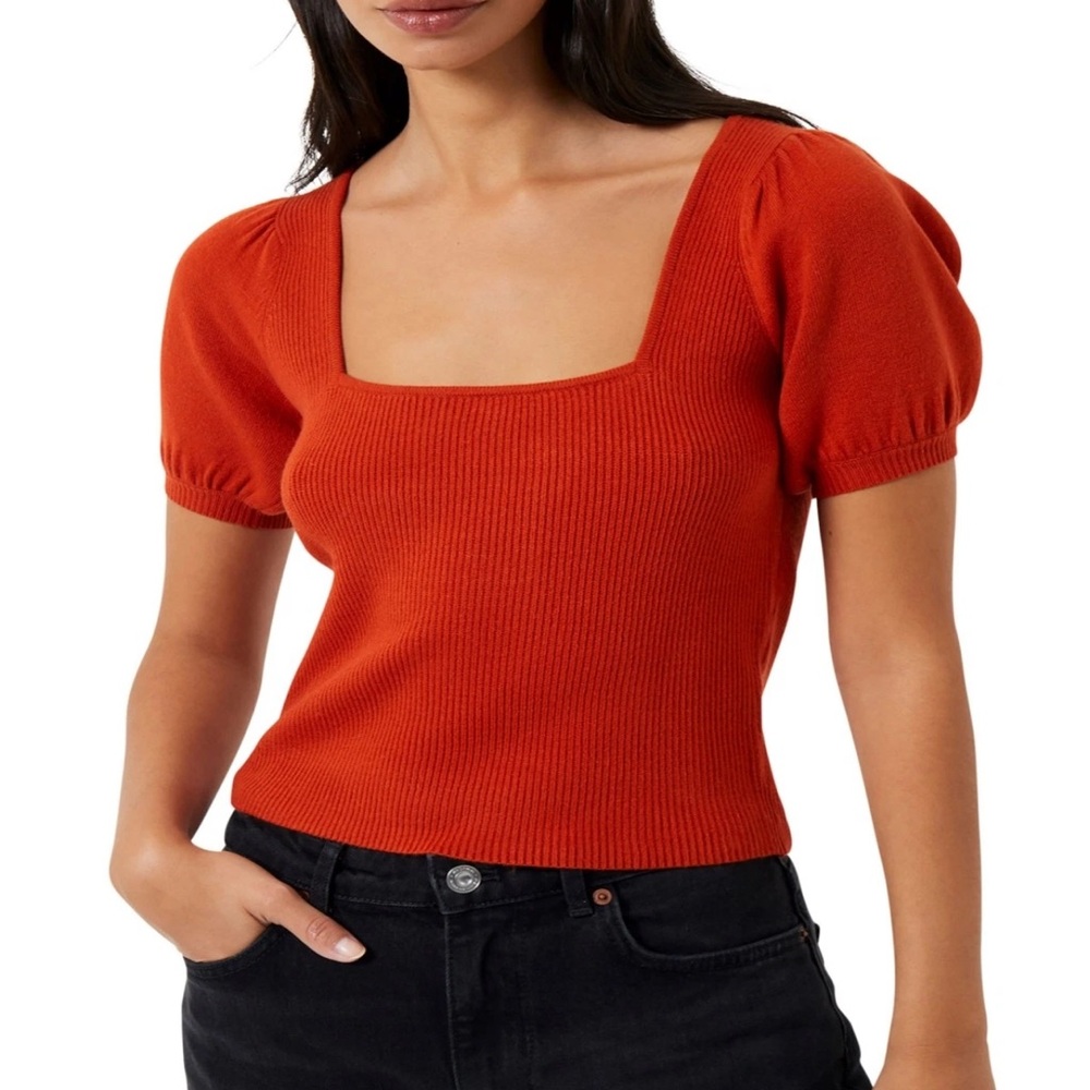NWT French Connection Copper Coin top MSRP $88